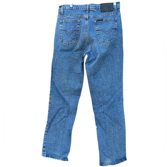 Vintage Y2K 2000s Harley-Davidson Blue Straight Jeans 12 Classic Denim - Picture 1 of 8